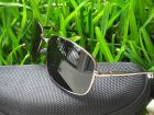 Rectangular Cycling Sport Fishing Racing Hunting Surfing Running Polarized Sunglasses Titanium Metal Frame Black Lenses